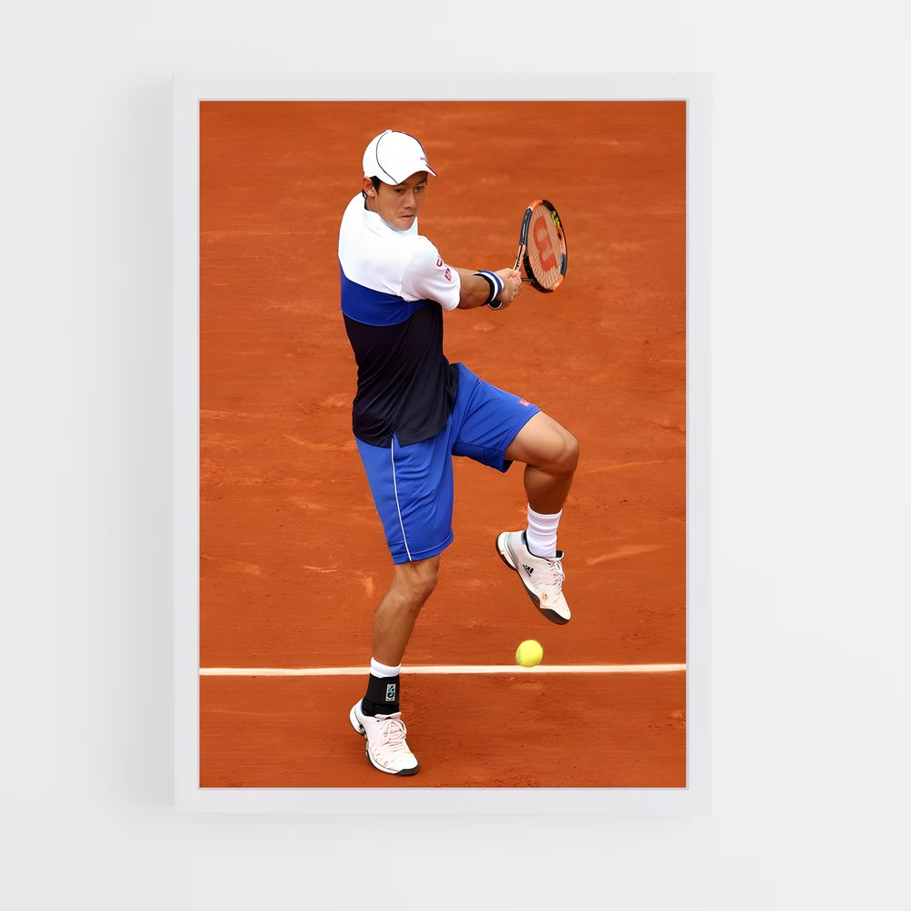 Poster Kei nishikori ace – affiche Tennis (vue 3)